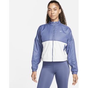 Nike Therma-FIT One damesjack van fleece met rits over de hele lengte - Blauw