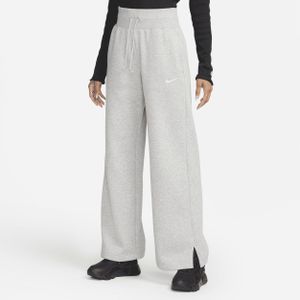 Nike Sportswear Phoenix Fleece Joggingbroek met hoge taille en wijde pijpen voor dames - Rood