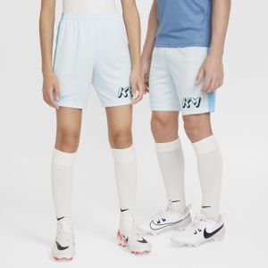 Kylian Mbappé Academy voetbalshorts met Dri-FIT voor kids - Blauw