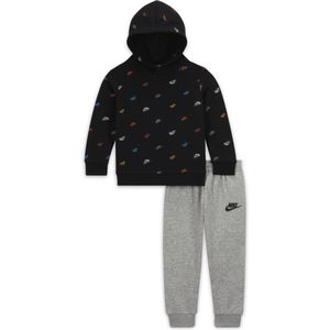 Nike Sportswear Club Printed Hoodie tweedelige babyset met hoodie - Grijs