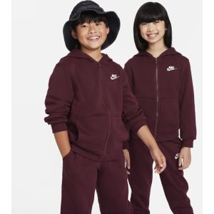 Nike Sportswear Club Fleece hoodie met rits voor kids - Grijs