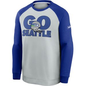 Nike Historic Raglan (NFL Seahawks) Sweatshirt voor heren - Grijs