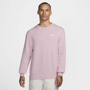 Nike Club sweater met ronde hals voor heren - Roze