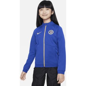 Chelsea FC Academy Pro Nike Knit voetbaljack voor kids - Blauw