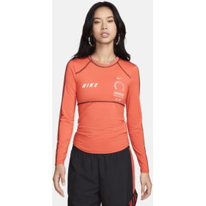 Nike Sportswear Damestop met lange mouwen - Rood
