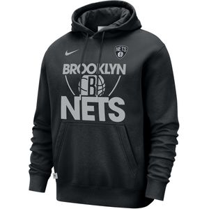 Brooklyn Nets Club Courtside Nike NBA-hoodie voor heren - Zwart