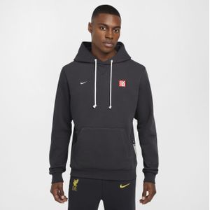 Liverpool FC Standard Issue Derde Nike Dri-FIT voetbalhoodie voor heren - Grijs