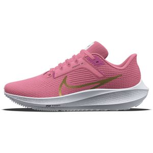 Nike Pegasus 40 By You custom hardloopschoenen voor heren (straat) - Roze
