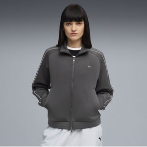 PUMA T7 trainingsjack voor Dames, Grijs, Maat XXS