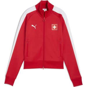 PUMA - Switzerland T7 - Trainingsjack - Rood/Wit
