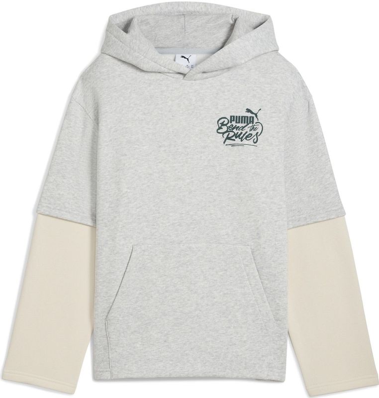 PUMA - Mid90s - Gelaagde Hoodie - Grijs