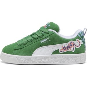 PUMA Suede XL Cats Club sneakers, Groen/Wit, Maat 34,5
