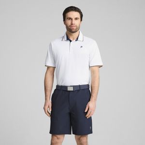 PUMA x PALM TREE CREW golfpolo met randen voor Heren, Wit, Maat XXL
