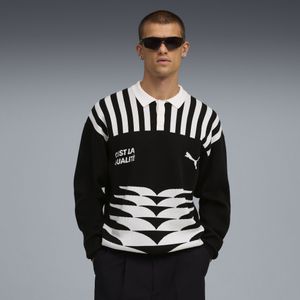 PUMA The NeverWorn VI gebreid shirt voor Heren, Zwart, Maat S