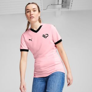 PUMA Palermo F.C. 24/25 thuisshirt voor Dames, Roze/Zwart