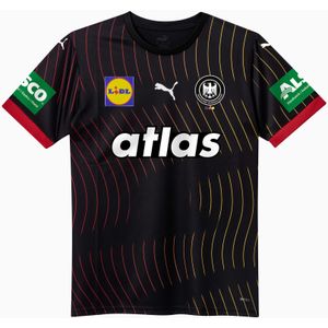 PUMA Duitsland Handbal 2025 uitshirt, Rood/Zwart