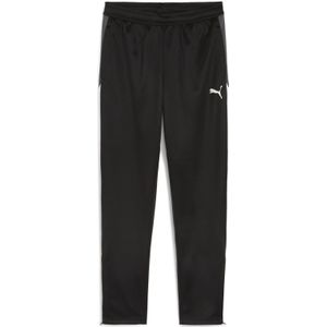 PUMA individualLIGA trainingsbroek, Zwart/Grijs/Wit, Maat 15-16Y