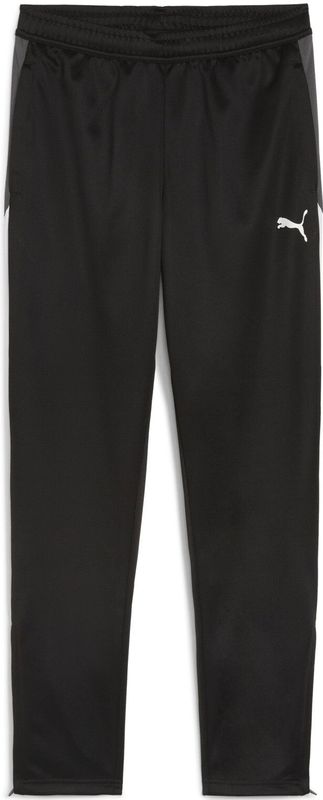 PUMA individualLIGA trainingsbroek, Zwart/Grijs/Wit, Maat 15-16Y