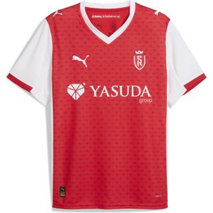 PUMA Stade de Reims 25/26 thuisshirt voor Heren, Rood/Wit, Maat XXL