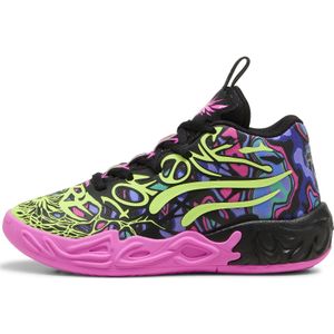 MB.04 Heem basketbalschoenen, Roze/Groen/Zwart, Maat 28 | PUMA