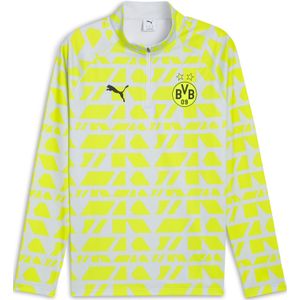 PUMA - Borussia Dortmund - Prematch-top - Geel/Zilver - Kwartrits - Heren