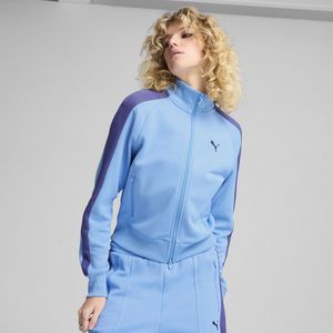 T7 ALWAYS ON kort trainingsjack voor Dames, Blauw, Maat S | PUMA