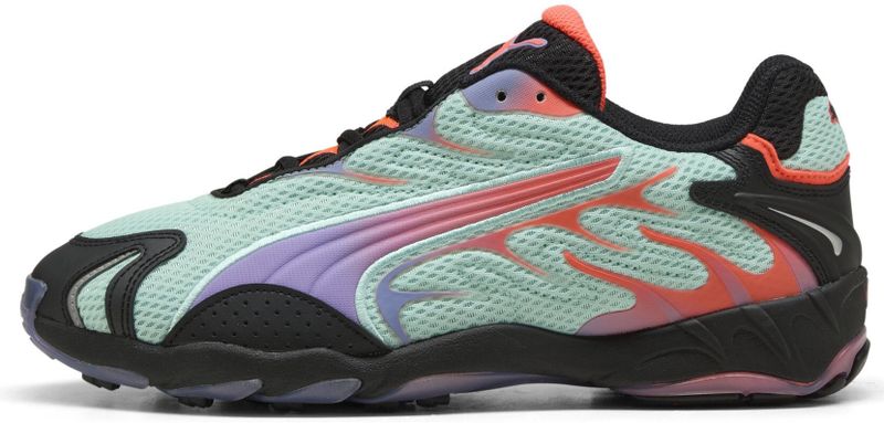 Puma - Inhale - Hardloopschoenen - Zwart - Textiel/Rubber