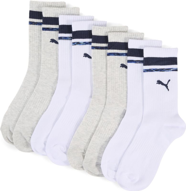 PUMA - Crewsokken - Blauw - Set van 4 paar