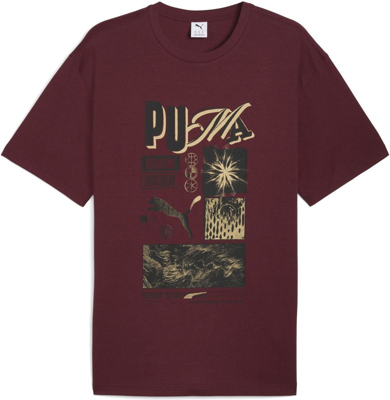 PUMA - Graphic - T-shirt - Relaxed - Heren