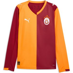 PUMA Galatasaray SK thuisshirt met lange mouwen voor Heren, Rood/Oranje, Maat S