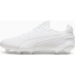 PUMA KING ULTIMATE FG/AG voetbalschoenen, Zilver/Wit