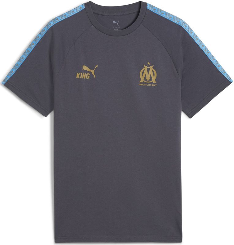 Puma - OM T-shirt King 2025/26 - T-shirt - Blauw - Katoen