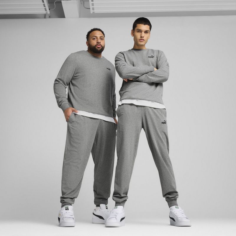 PUMA Essentials No. 1-logo jersey broek voor Heren, Grijs, Maat S