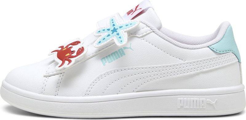 PUMA - Smash 3.0 Badges - Sneakers - Rood/Wit