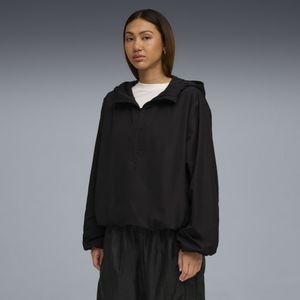 PUMA x ROSÉ oversized jack met halve ritssluiting voor Dames, Zwart, Maat XXS