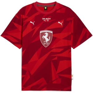 PUMA Scuderia Ferrari HP 20 Years of Rood T-shirt voor Heren, Maat S