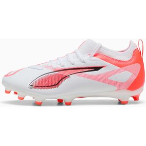 PUMA ULTRA 5 MATCH FG/AG voetbalschoenen, Wit/Zwart/Rood