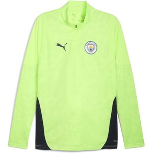 Puma - Manchester City Fc 25/26 - Training Sweatshirt - Met Halve Rits