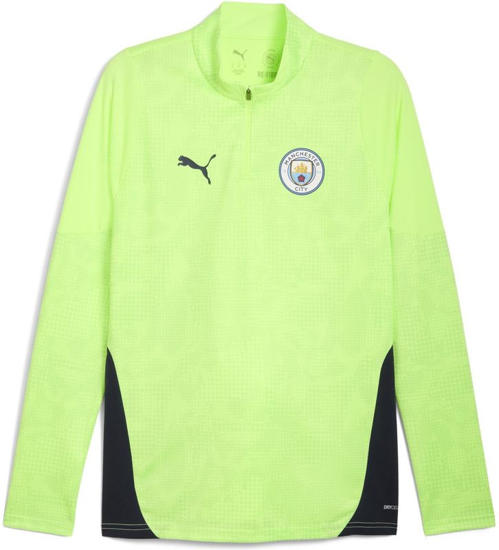 Puma - Manchester City Fc 25/26 - Training Sweatshirt - Met Halve Rits