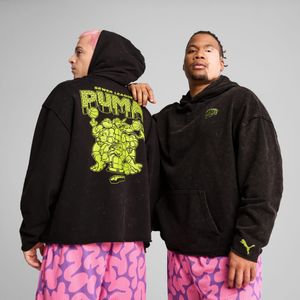 PUMA x TMNT basketbalhoodie voor Heren, Zwart