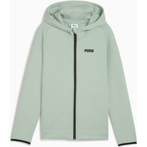 PUMA Spacer hoodie met rits, Groen