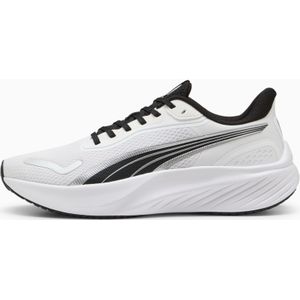 PUMA Pounce Lite hardloopschoenen, Wit/Zwart