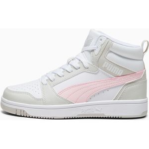 PUMA Rebound V6 Mid sneakers, Wit/Roze/Grijs