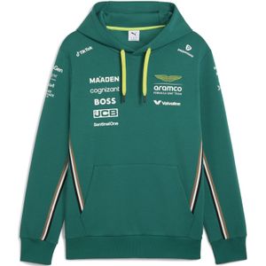 PUMA x ASTON MARTIN ARAMCO F1® TEAM Replica hoodie voor Heren, Groen, Maat S