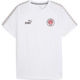 PUMA - KING T-shirt - Wit/Bruin - Heren