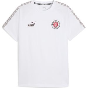 PUMA - KING T-shirt - Wit/Bruin - Heren