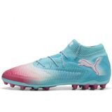 PUMA - FUTURE 8 ULTIMATE RE-CHARGE MG - Voetbalschoenen - Blauw/Roze/Wit