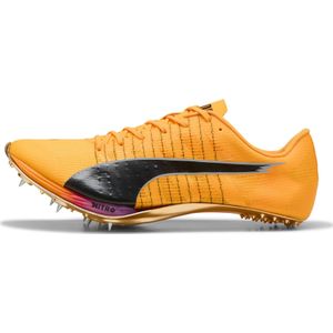 SDEQA Track- en veld spike schoenen voor unisex Heren Kinderen Running Sprintschoenen Ademvolle atletiekschoenen,zwart,36 EU