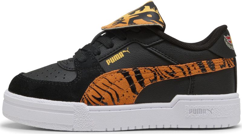 PUMA - CA Pro - Sneakers - Zwart/Oranje - Voor Kinderen - Hot Wheels™