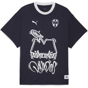 PUMA HOOPS x CF MONTERREY basketbal-T-shirt voor Heren, Blauw, Maat S